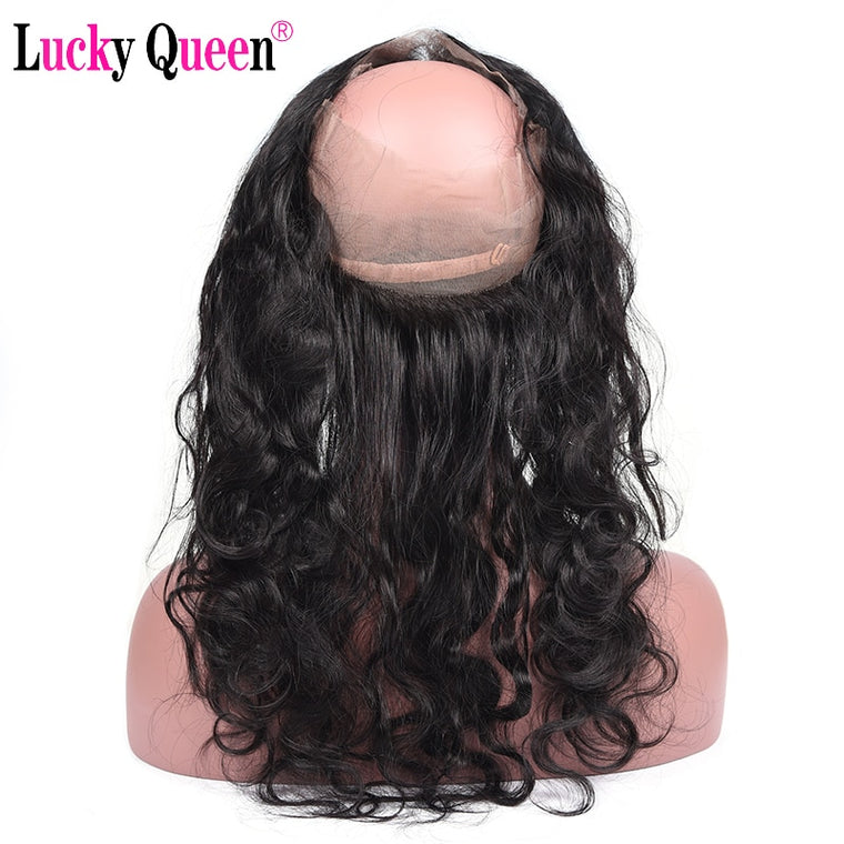 Brazilian Body Wave Pre Plucked 360 Lace Frontal with Baby Hair