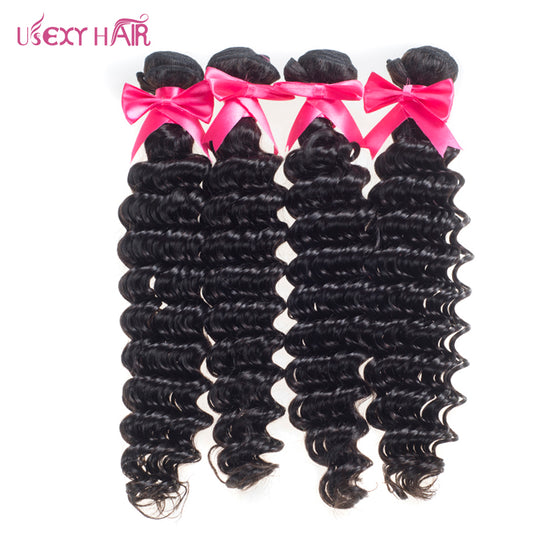 HAIR Deep Wave Brazilian Hair Weave Bundles