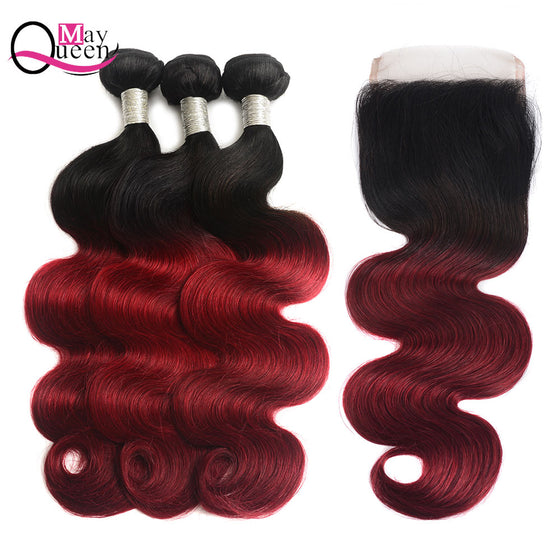 May Queen Hair Body Wave Ombre Bundles