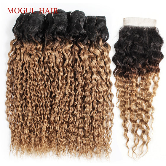 Water Ombre Honey Blonde 3/4 Bundles